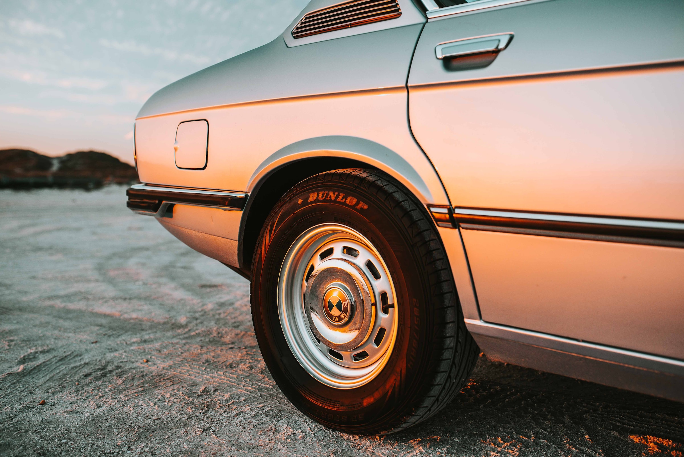 Hero Image Displaying a Car Tyre